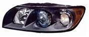 Volvo S40/V50 03-*Faro Izq Con Regulacion Electrica Negro Hid (Xenon)