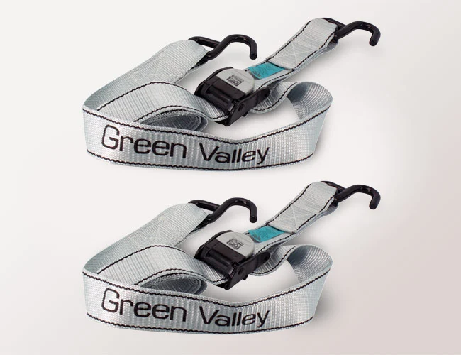 2 Cinchas Con Hebilla 2mx50mm Original Green Valley