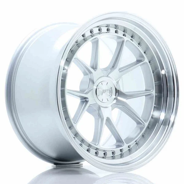 LLANTA JR Wheels JR39 18x10,5 ET15-22 5H BLANK Silver Machined Face JAPAN RACING