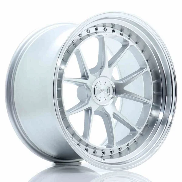 LLANTA JR Wheels JR39 19x11 ET0-25 5H BLANK Silver Machined Face JAPAN RACING