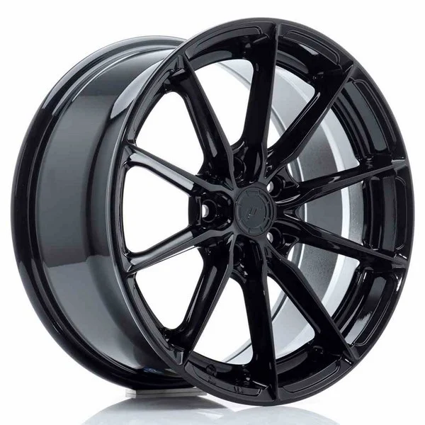 LLANTA JR Wheels JR37 17x8 ET40 5x112 Glossy Black JAPAN RACING