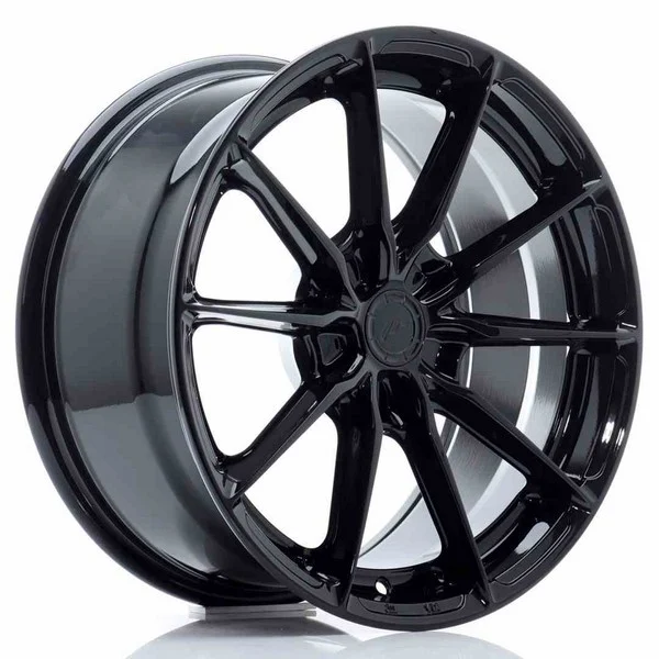 LLANTA JR Wheels JR37 17x8 ET20-40 5H BLANK Gloss Black JAPAN RACING