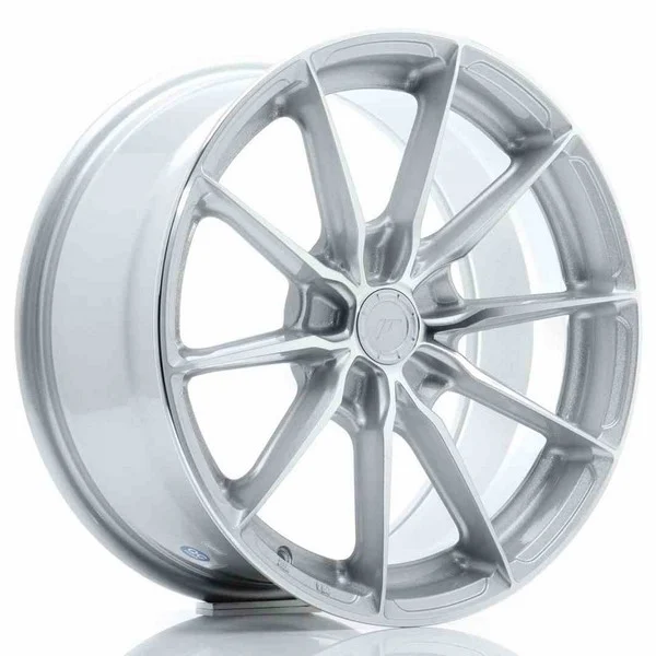 LLANTA JR Wheels JR37 17x8 ET20-40 5H BLANK Silver Machined Face JAPAN RACING