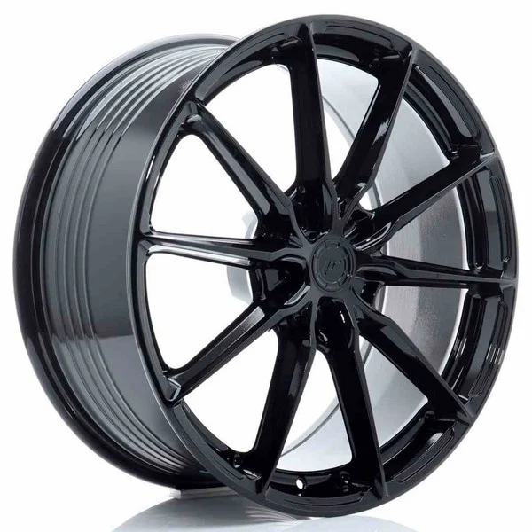 LLANTA JR Wheels JR37 21x10 ET10-64 5H BLANK Glossy Black JAPAN RACING