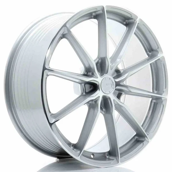 LLANTA JR Wheels JR37 21x10 ET10-64 5H BLANK Silver Machined JAPAN RACING