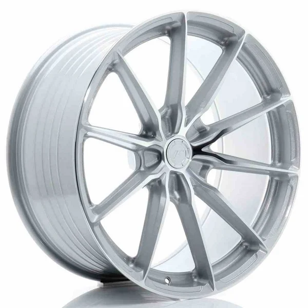 LLANTA JR Wheels JR37 21x10 ET10-41 5H BLANK Silver Machined JAPAN RACING