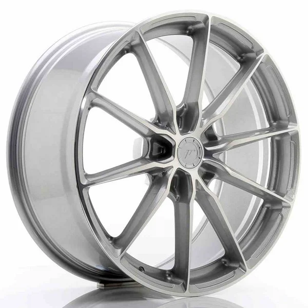 LLANTA JR Wheels JR37 20x9 ET35-45 5H BLANK Silver Machined Face JAPAN RACING