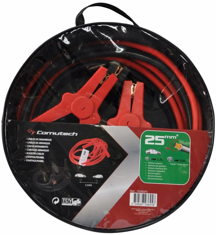 2 Cables De Arranque Comutech 25mm2 3,5m Cables De Arranque Comutech Altium