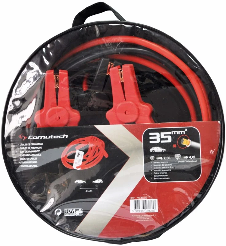 2 Cables De Arranque Comutech 35mm2 4,5m Cables De Arranque Comutech Altium
