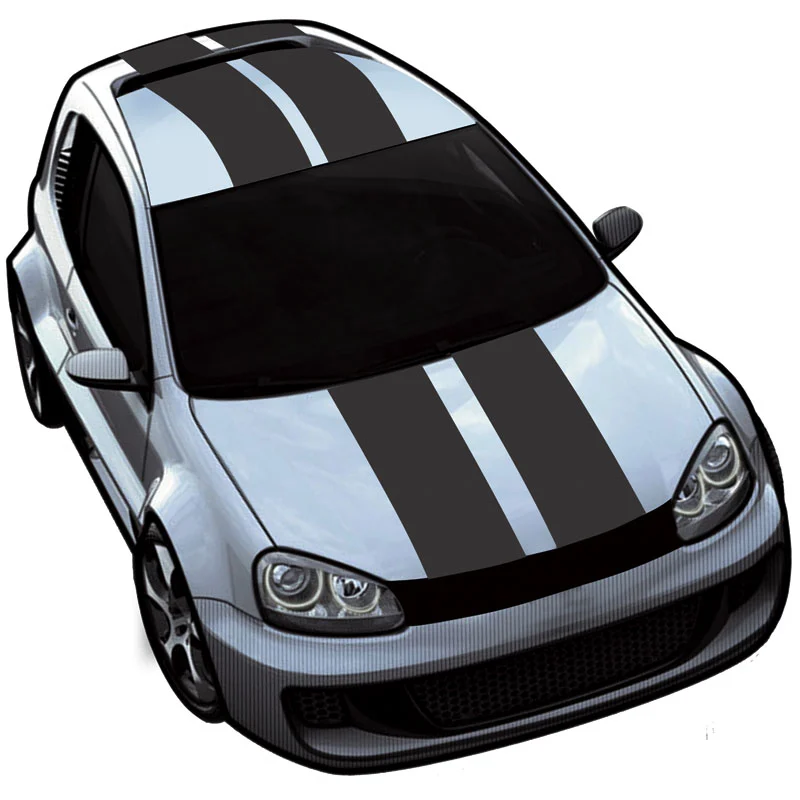 Viperstripes Negro - Set De 2 Piezas - Largo 500cm / Ancho 10cm