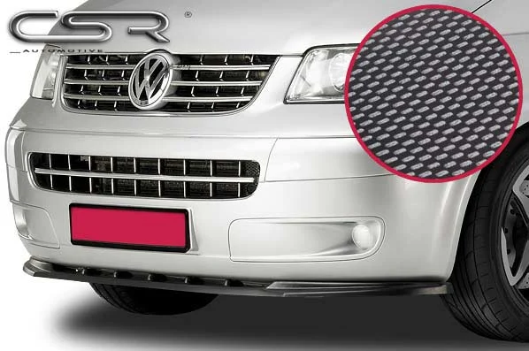 Spoiler añadido delantero imitacion carbono VW T5 Multivan CSL004-C