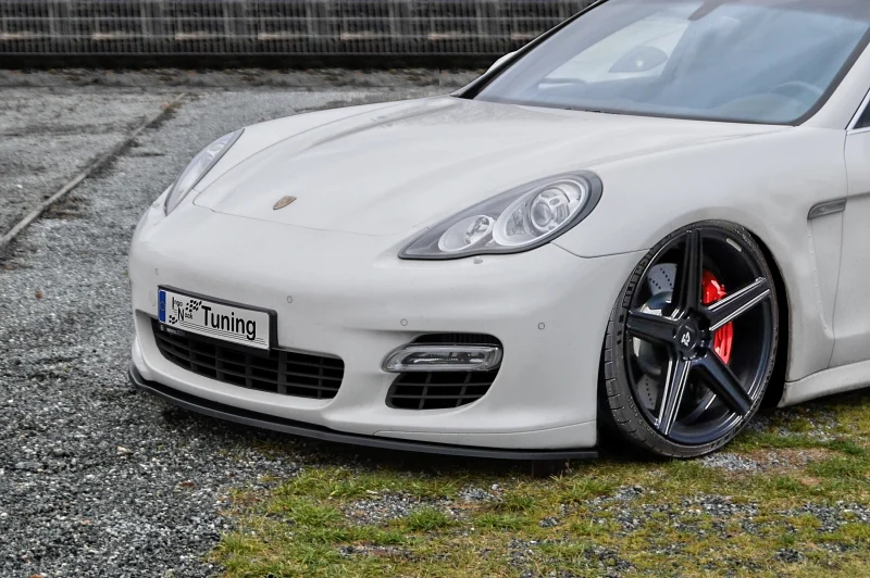 Labio De Paragolpes Delantero Abs Porsche Panamera, 970 Año : 2009-2013 Valido Para Gts + Turbo Labio De Paragolpes Delanter
