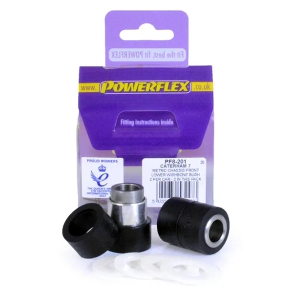Powerflex Silentblock Large Lower Wishbone Bush 10mm Bore CATERHAM 7 Metric Chassis (DeDion Without Watts Linkage)