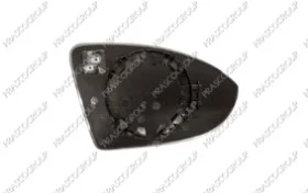 Cristal+soporte Izquierdo Asferico Termico Cromado Volkswagen Golf 2012->