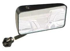 Espejo Touring Fibra Negro Izquierdo Cristal Plano