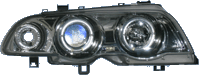 Faros Delanteros Kl Bm 3 E46 4drs 9/98-9/01 Chrome +