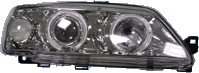 Faros Delanteros Kl Pe 306 93-96 Chrome + Halorim