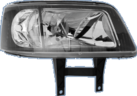 Faros Delanteros Kl Vw T5 03- Black/Clear