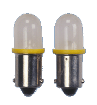 Iluminacion T-10 Led Bulb Ba9s Yellow 12v 2pcs/