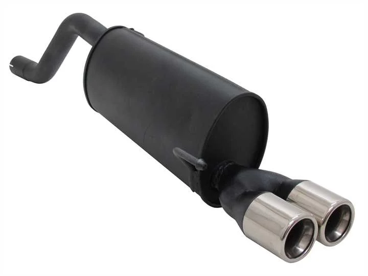 Escape Deportivo 2 X 76mm M-Design - Alfa Romeo Mito Typ:955 1.4 Tb / 1.6 Jtd Bj. 09/2009 -