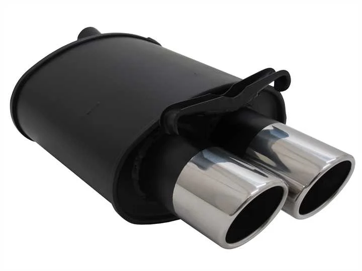 Escape Deportivo 2 X 90mm Sr-Design - Slk-Klasse Typ:R170 200 / 200k / 230 / 230k Requiere Cortar Paragolpes
