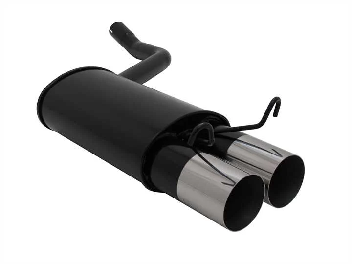 Escape Deportivo 2 X 90mm Rl-Design - 190e Typ:W201 1.8 / 2.0 / 2.3 Bj. 1982 - 1990 Excepto Diesel - Requiere Cortar Paragolpes