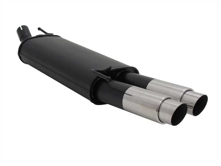 Escape Deportivo 2 X 76mm Gp-Design - 190e Typ:W201 1.8 / 2.0 / 2.3 Bj. 1982 - 1990 Excepto Diesel - Requiere Cortar Paragolpes