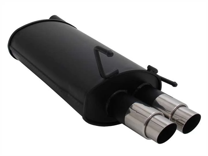 Escape Deportivo 2 X 76mm Gp-Design - Clk-Klasse Inkl. Cabrio Typ:W208 C180 / C200k / C230k / C220cdi Bj. 1997 - 2003 Requiere C
