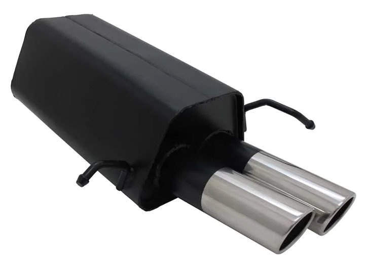 Escape Deportivo 2 X 76mm Sr-Design - Clk-Klasse Inkl. Cabrio Typ:W209 C200k / C200 Cgi / C240 (2.6l) / C280 (3.0l) / C320 / C22
