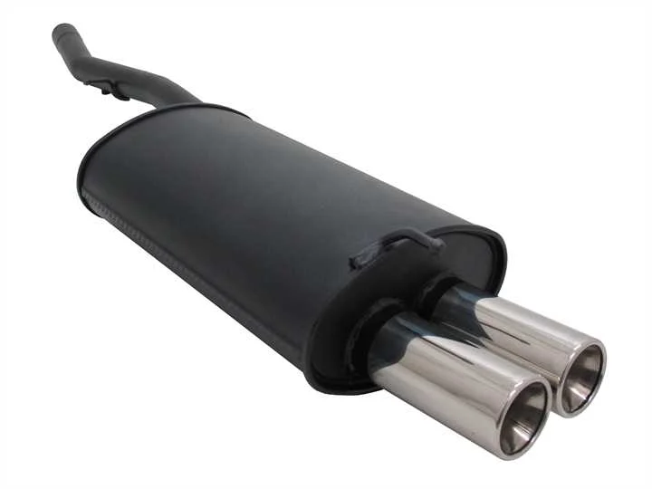 Escape Deportivo 2 X 76mm M-Design - Bmw E46 Limousine + Coupe + Touring Typ:346l/C 318d / 320d