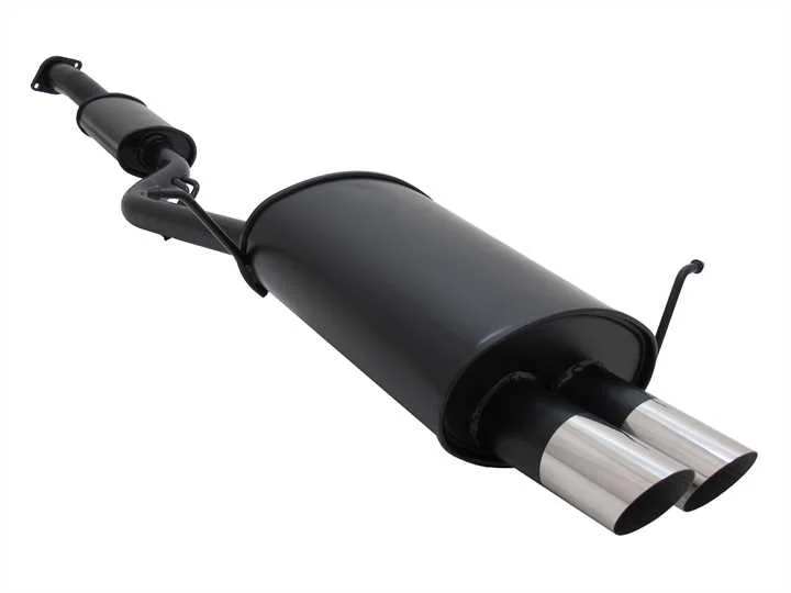 Escape Deportivo 2 X 76mm Ms-Design - Bmw E36 Compact Typ:3/C G 316i 1.9/ 318ti Bj. - 2001 "316i Solo Motor M44" Requiere Corte