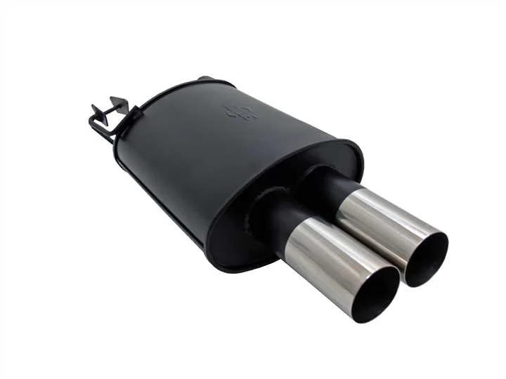 Escape Deportivo 2 X 76mm Rl-Design - Bmw E39 Limousine Typ:E39 520i / 523i / 525i / 528i / 530i Bj. 01/1996 - 06/2003 Solo Limo