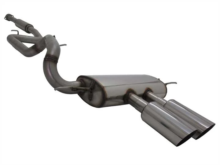 Escape Deportivo Grupo a 2 X 100mm Ms-Design Mittig - Ford Focus Mk3 St Typ:Dyb 2.0 Ecoboost