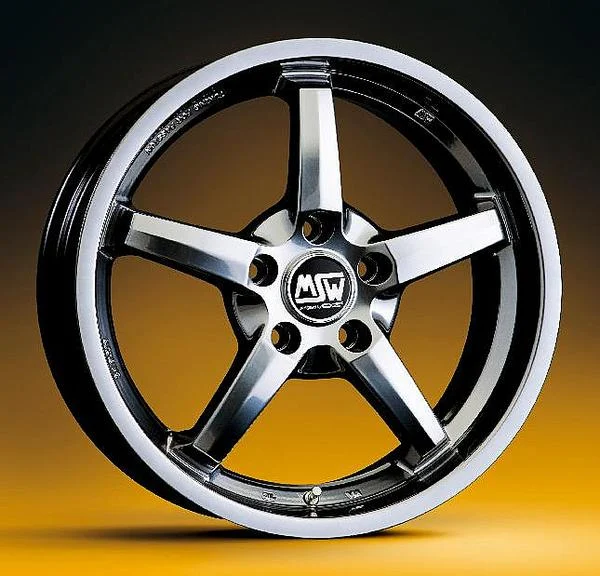 Llanta Msw 16 - 16x7 Titanium Mirrow 4-5 Tornillos