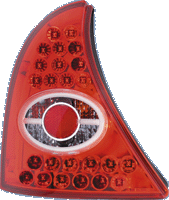Pilotos Traseros Re Clio Ii 8/98- Led Red/Clear
