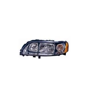 Volvo S60 04-*Faro Izq Con Regulac Manual/Electrico Interior Oscuro