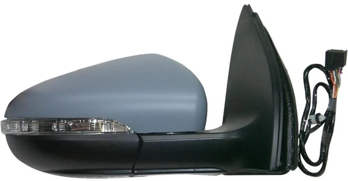 Vw Golf 08-* Retrovisor Dch Electrico Calefactado Para Pintar Abatible Electricamente Con Piloto Con Memoria