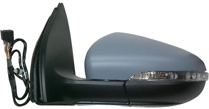 Vw Golf 08-* Retrovisor Izq Electrico Asferico Calefactado Para Pintar Abatible Electricamente Con Piloto Con Memoria