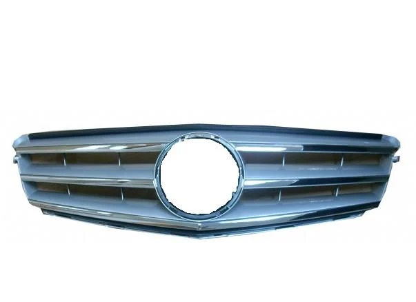 Mercedes C W204 07-*Rejilla Completa.(Cromada+gris)