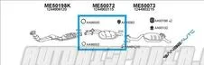 Mercedes 200 220 2.0/2.2 Kat*silen Del