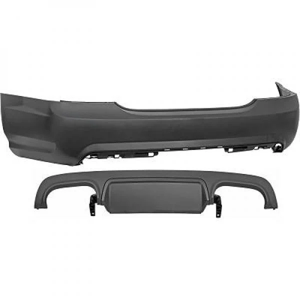 Paragolpes Trasero Deportivo W221 Mercedes Año: 05-11 Plastico Abs