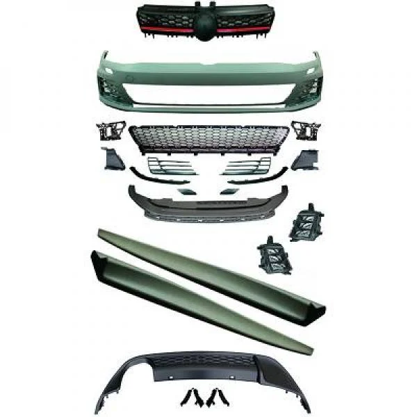 Kit Carroceria Deportivo Golf 7 Vw Año: 12-17 Grundiert