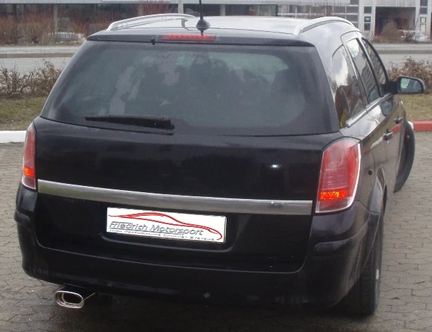 Sistema De Catback De 76 Mm Friedrich Opel Astra H Caravan Desde Año: 2003 1.6l Turbo 132kw / 2.0l Turbo 125/147kw