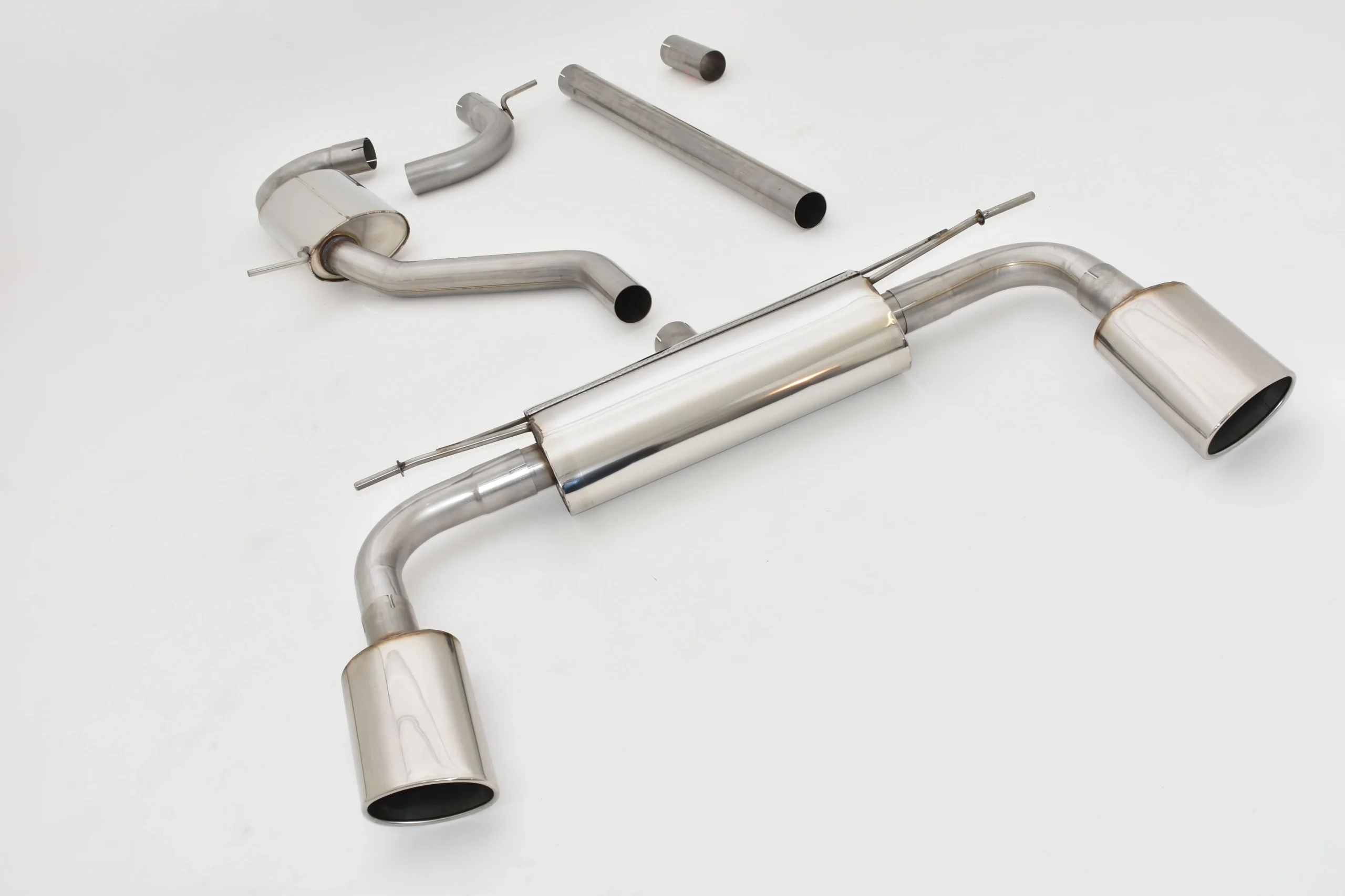 Sistema De Catback De 63,5 Mm Con Salida De Escape Izquierdo Y Derecho Friedrich Audi A3 8v Sedan 2wd Desde Año: 05/2017 1.5l