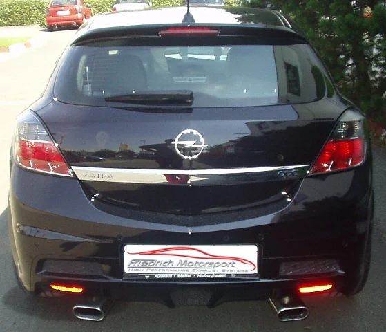 Sistema De Catback De 63,5 Mm Con Salida De Escape Izquierdo Y Derecho Friedrich Opel Astra H Gtc Opc Desde Año: 2005 2.0l Tur