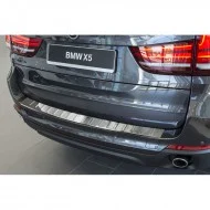 Protector paragolpes trasero acero inox BMW X5 F15 2013- 'Ribs'