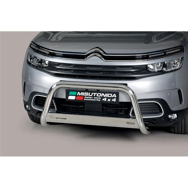 Defensa Delantera Inox Citroën C5 Aircross 2019> ø 63 Homologada - Ec Bar