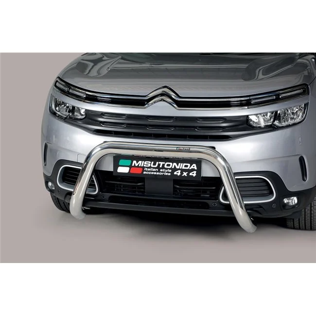 Defensa Delantera Inox Citroën C5 Aircross 2019> ø 76 Homologada - Ec Bar