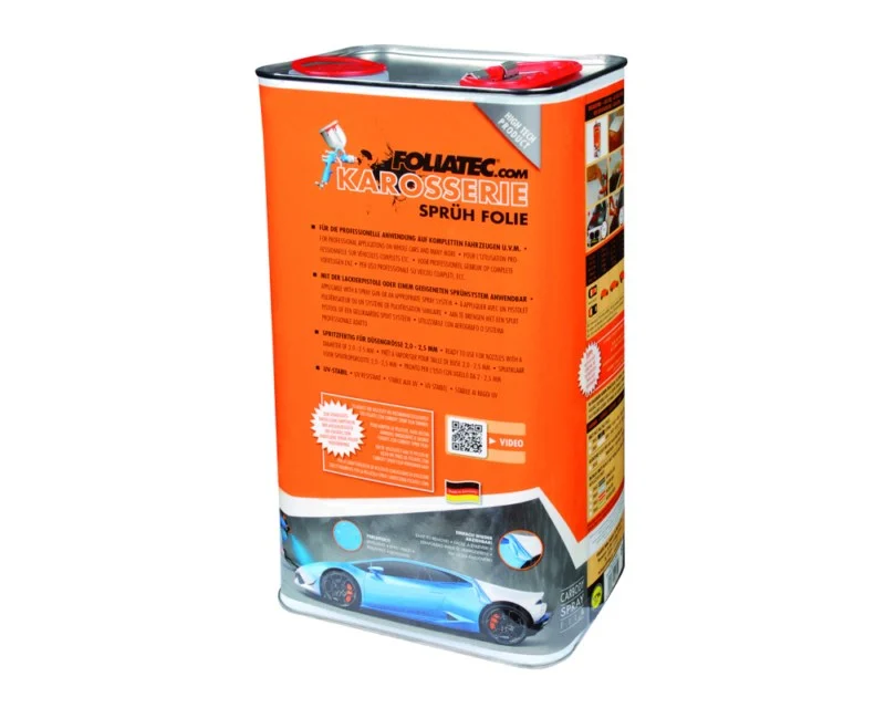 Foliatec Car Body Spray Vinilo (Dip) - Transparent Brillante 1x5liter Can