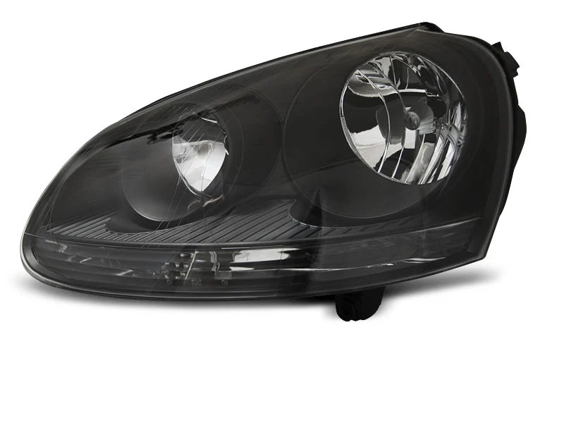 FAROS DELANTEROS NEGROS LADO IZQUIERDO TYC para VW GOLF 5 10.03-09